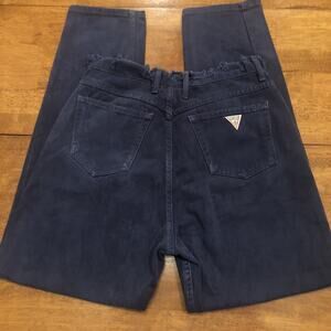 Vintage Guess Jeans By Marciano Pants Denim Made in USA 32x29 Distressed 1990’s
